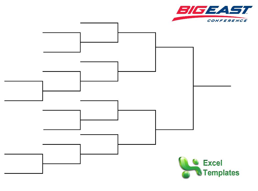 Big East Basketball Tournament from ExcelTemplates.net