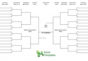 NIT Tournament from ExcelTemplates.net