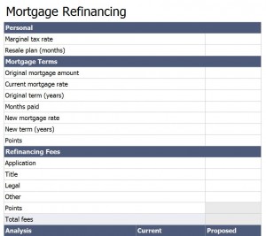 simple refinance mortgage calculator