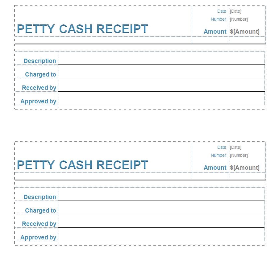 Cash Receipt Template Printable