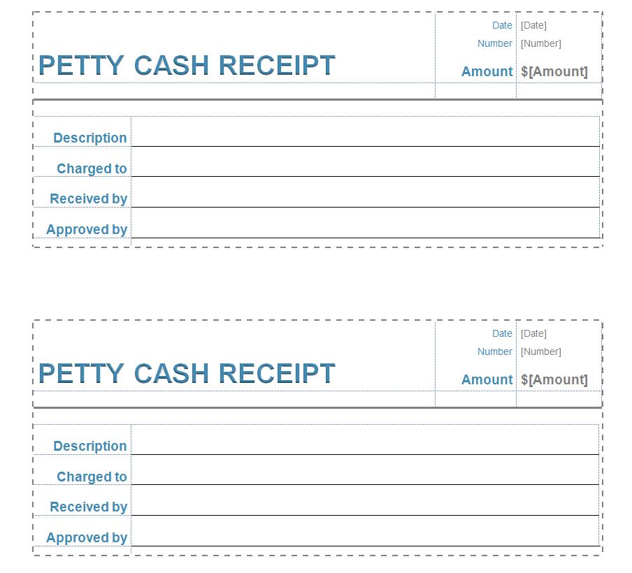 Printable Cash Receipt Template