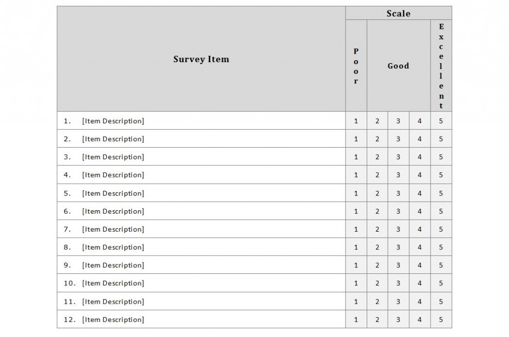 Job Satisfaction Survey Template