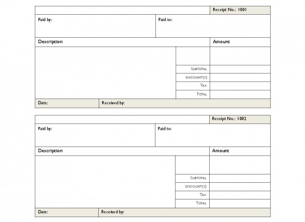 Rent Receipt PDF | Rent Receipts PDF Template