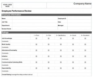 Free Performance Review Template