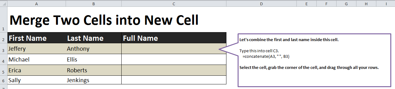 how-to-combine-cells-into-a-new-cell