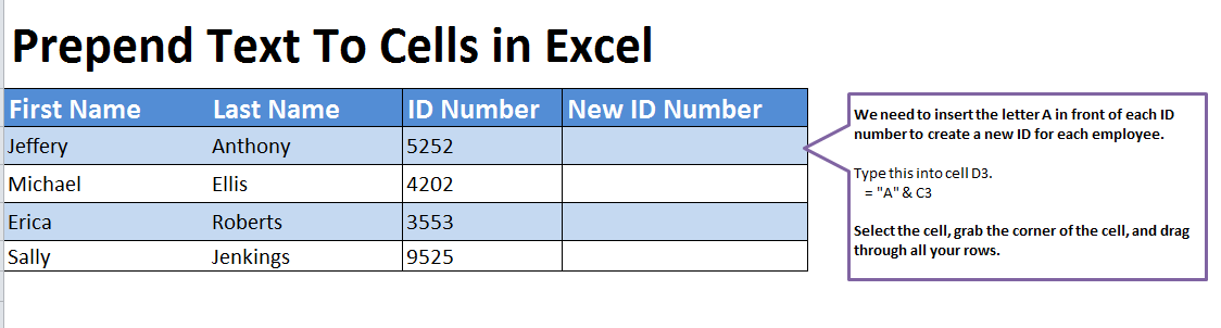how-to-prepend-text-to-cells