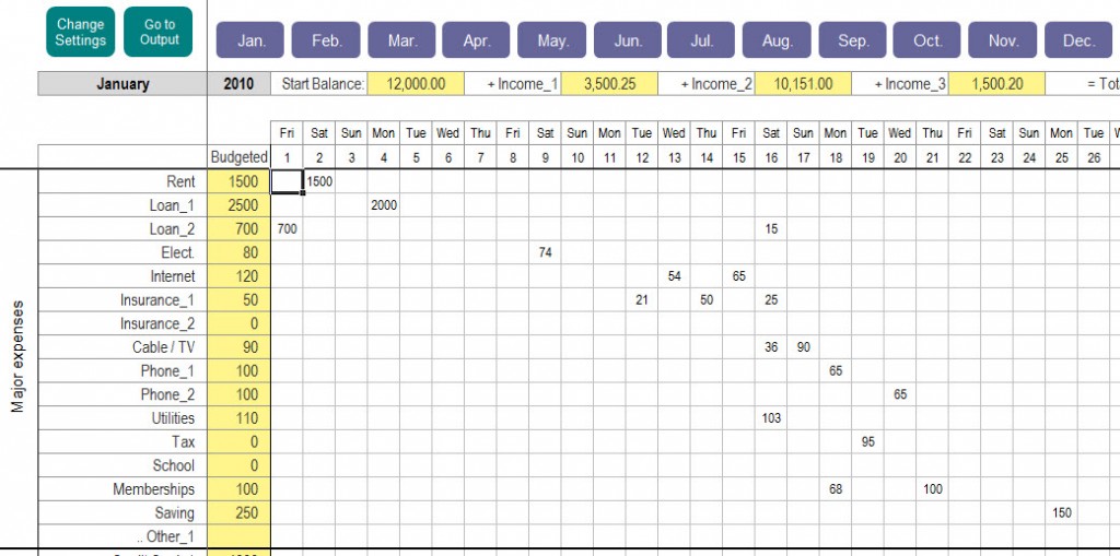 how to organize your life with excel